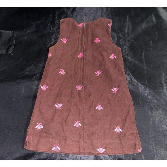 Vintage Lilly Pulitzer Brown Corduroy Dress Embroidered Bees, EUC, Sz 4 (4A) - Picture 5 of 5